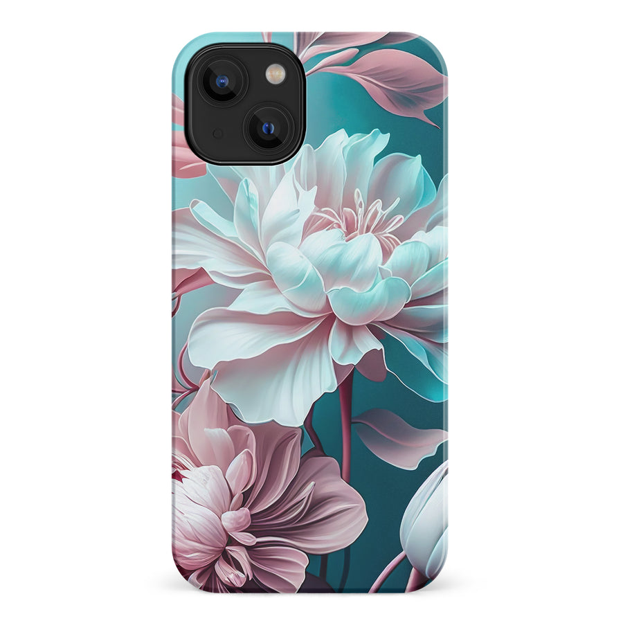 iPhone 14 Blossom Phone Case in Green