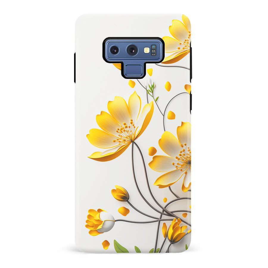Samsung Galaxy Note 9 Cosmos Phone Case in White