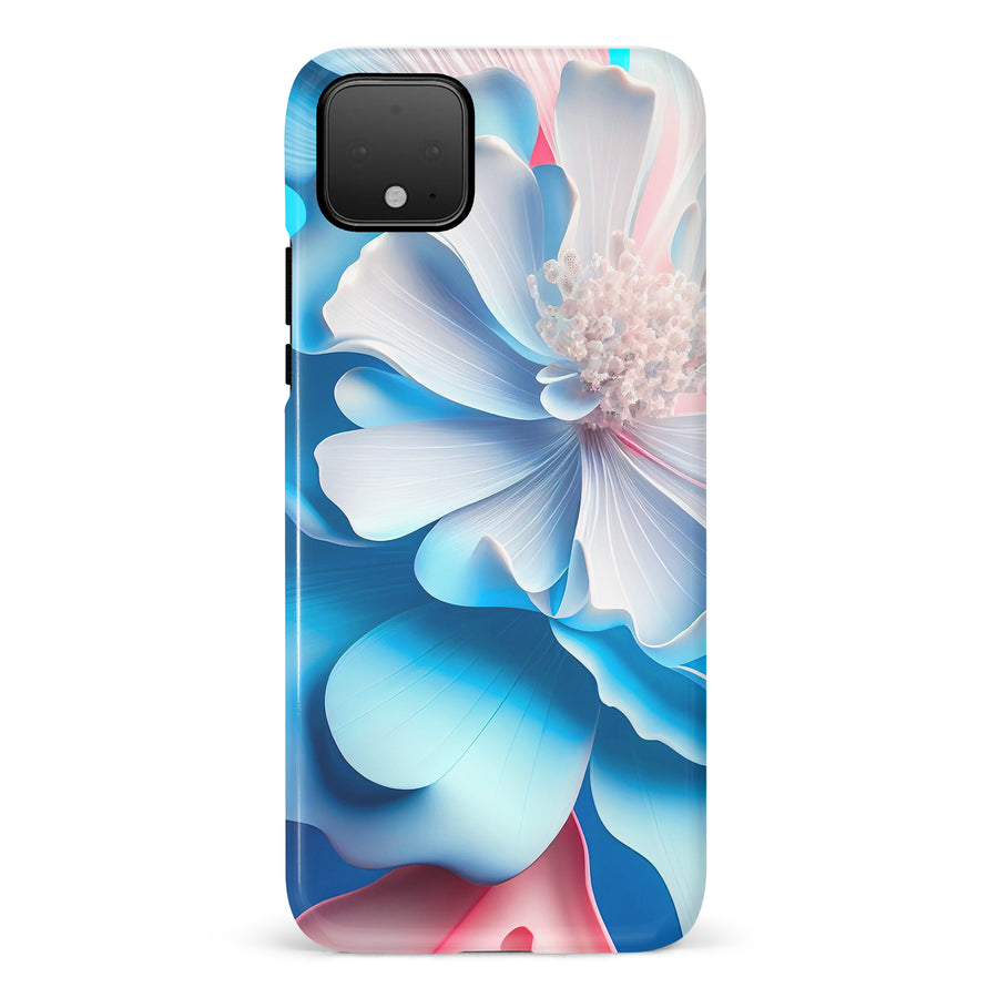 Google Pixel 4 Blossom Phone Case in Blue