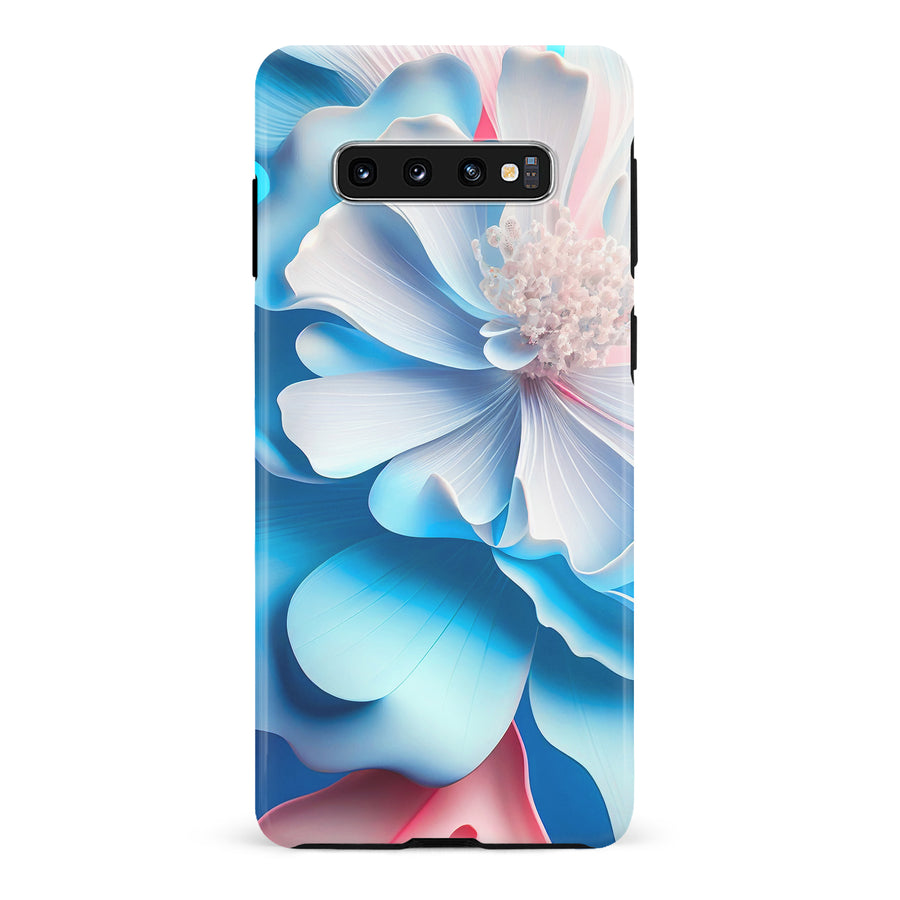 Samsung Galaxy S10 Blossom Phone Case in Blue