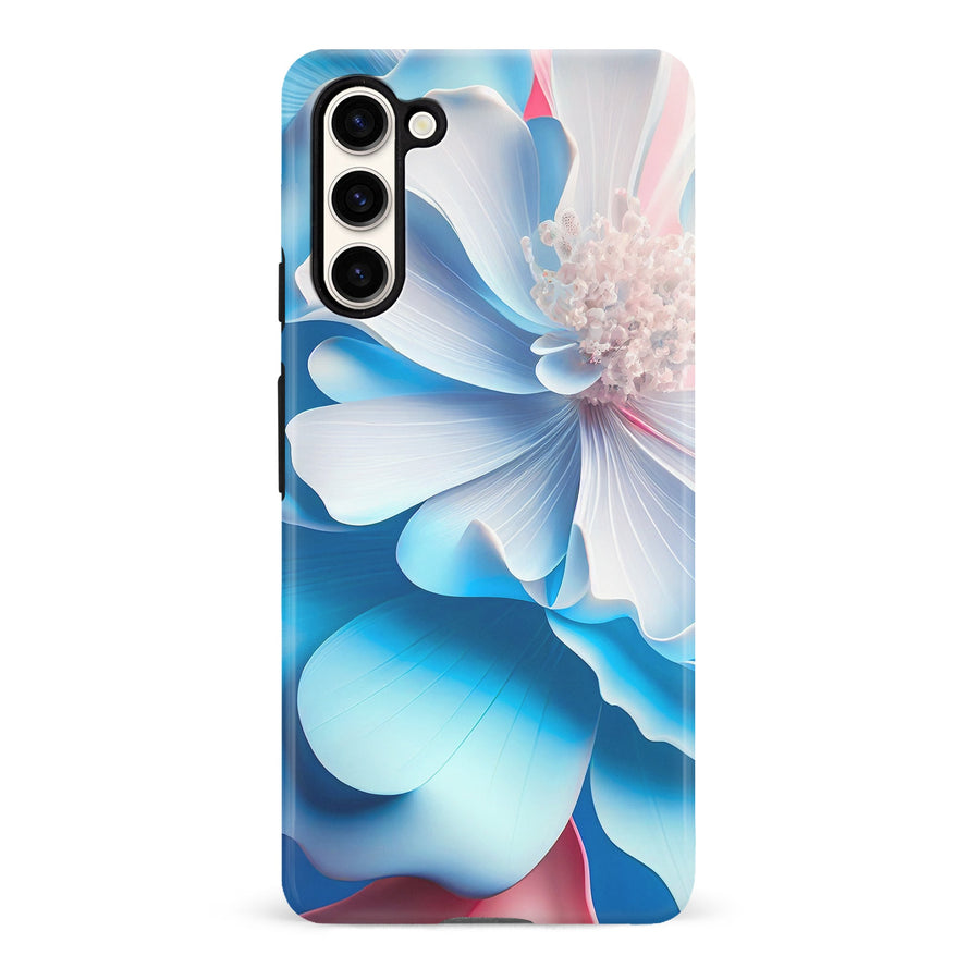 Samsung S23 Hyper Blue Blossom Floral Phone Case