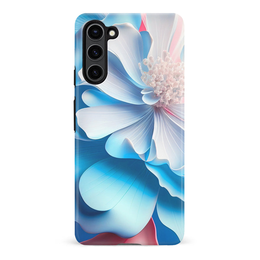Samsung S23 Plus Hyper Blue Blossom Floral Phone Case
