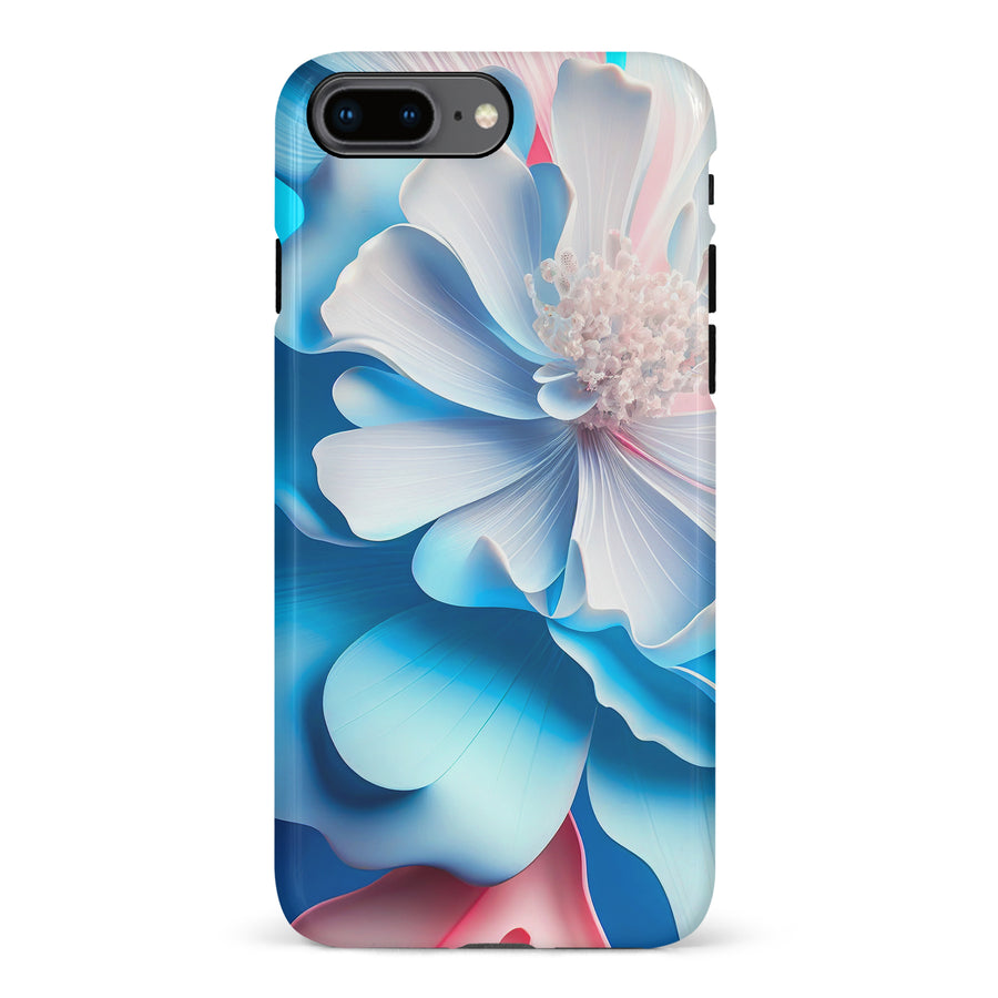 iPhone 8 Plus Blossom Phone Case in Blue