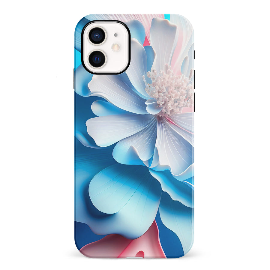 iPhone 12 Mini Blossom Phone Case in Blue