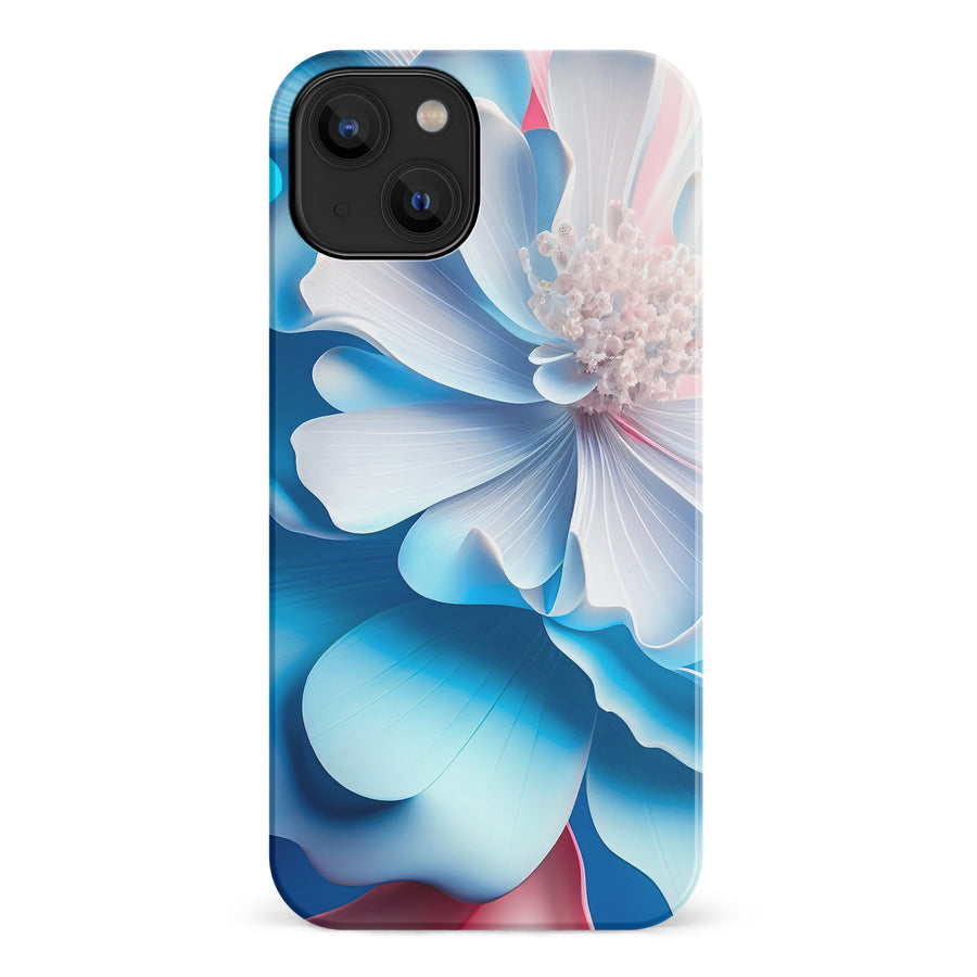 iPhone 14 Blossom Phone Case in Blue