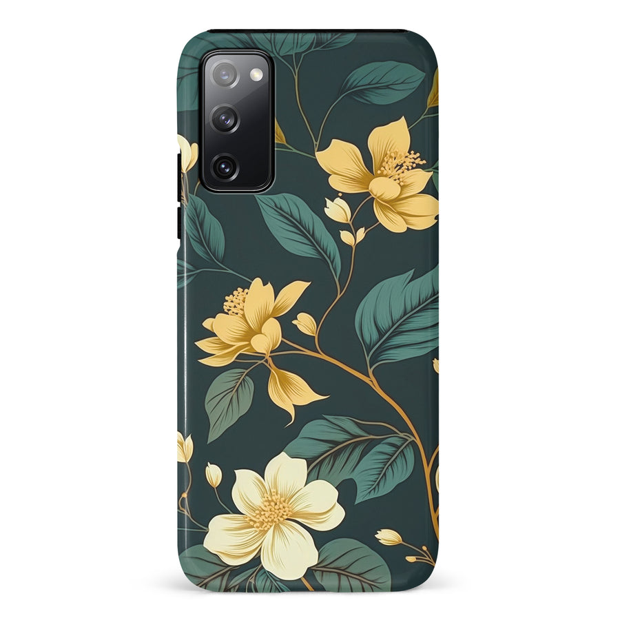 Samsung Galaxy S20 FE Floral Phone Case in Green