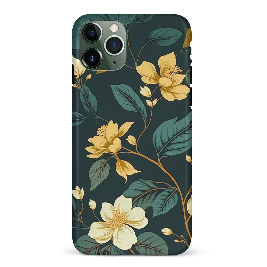 iPhone 11 Pro Floral Phone Case in Green