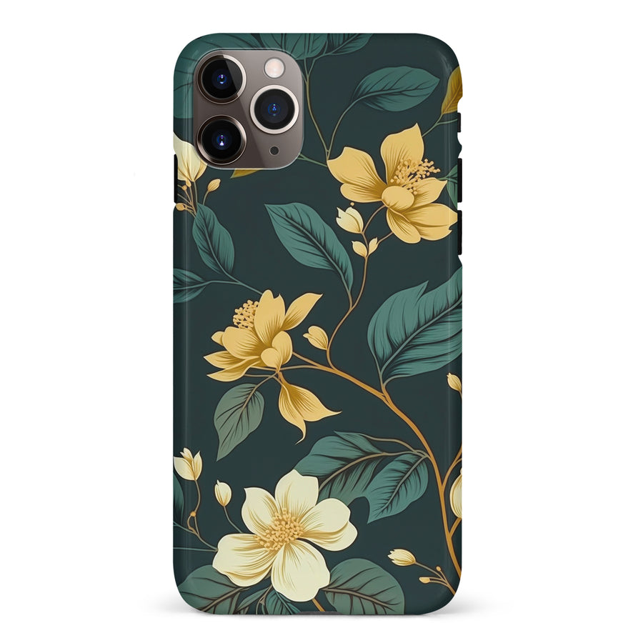 iPhone 11 Pro Max Floral Phone Case in Green