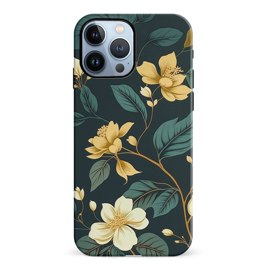 iPhone 12 Pro Floral Phone Case in Green