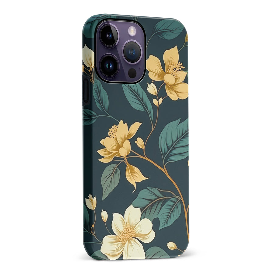 iPhone 14 Pro Max Floral Phone Case in Green