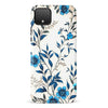Google Pixel 4 Blue Hibiscus Phone Case in White