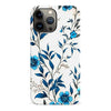 iPhone 13 Pro Max Blue Hibiscus Phone Case in White
