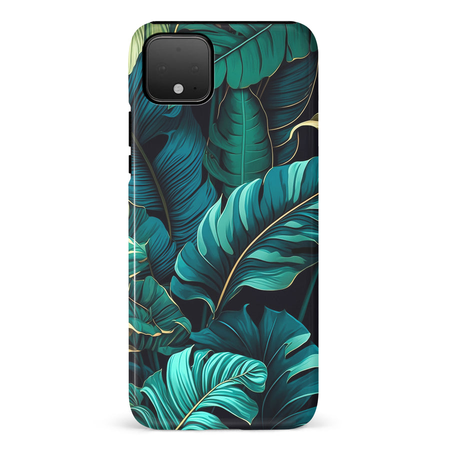Google Pixel 4 XL Floral Phone Case in Green