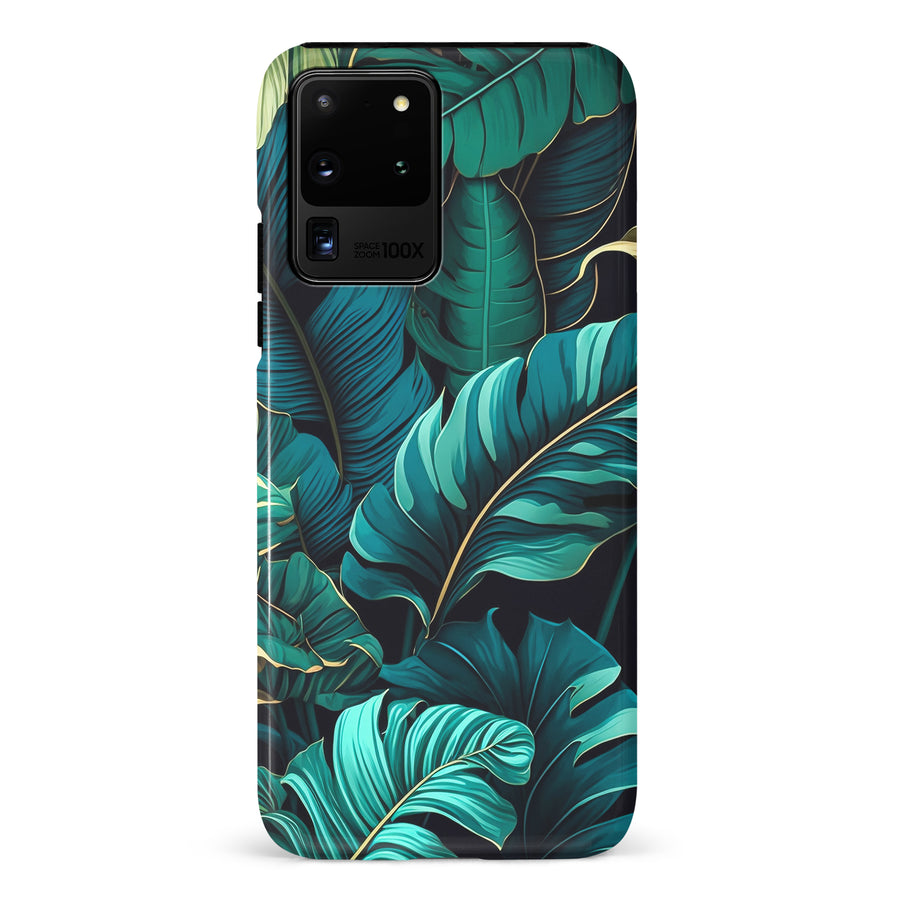 Samsung Galaxy S20 Ultra Floral Phone Case in Green