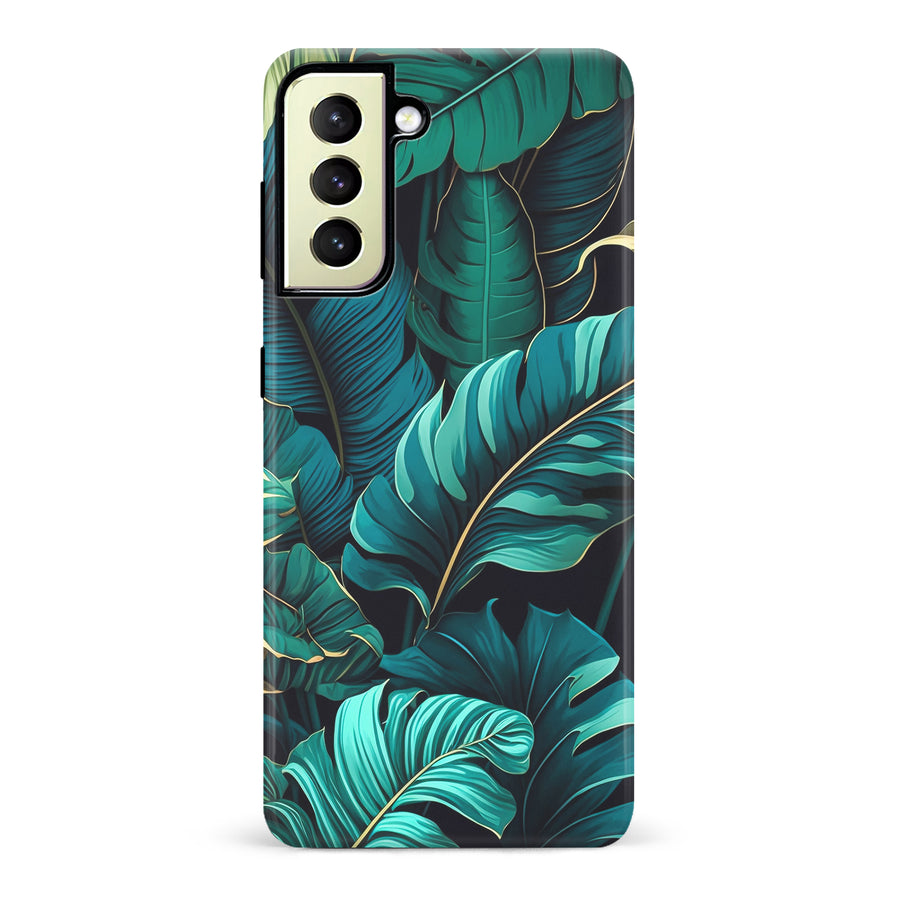 Samsung Galaxy S22 Plus Floral Phone Case in Green