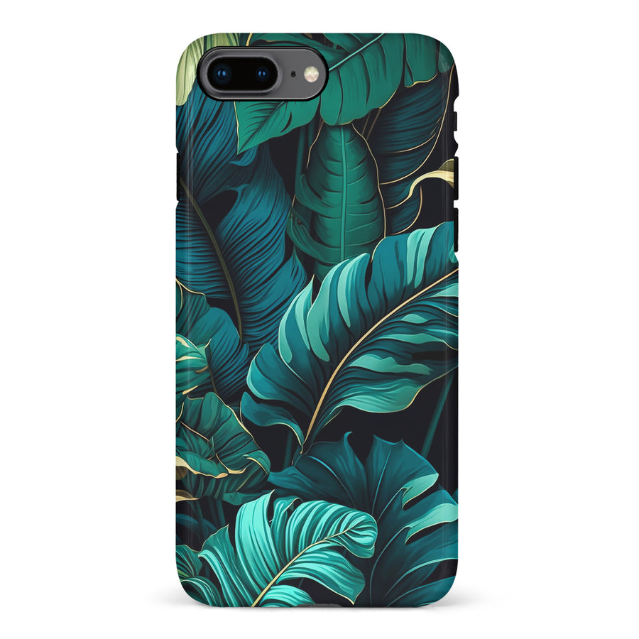 iPhone 8 Plus Floral Phone Case in Green