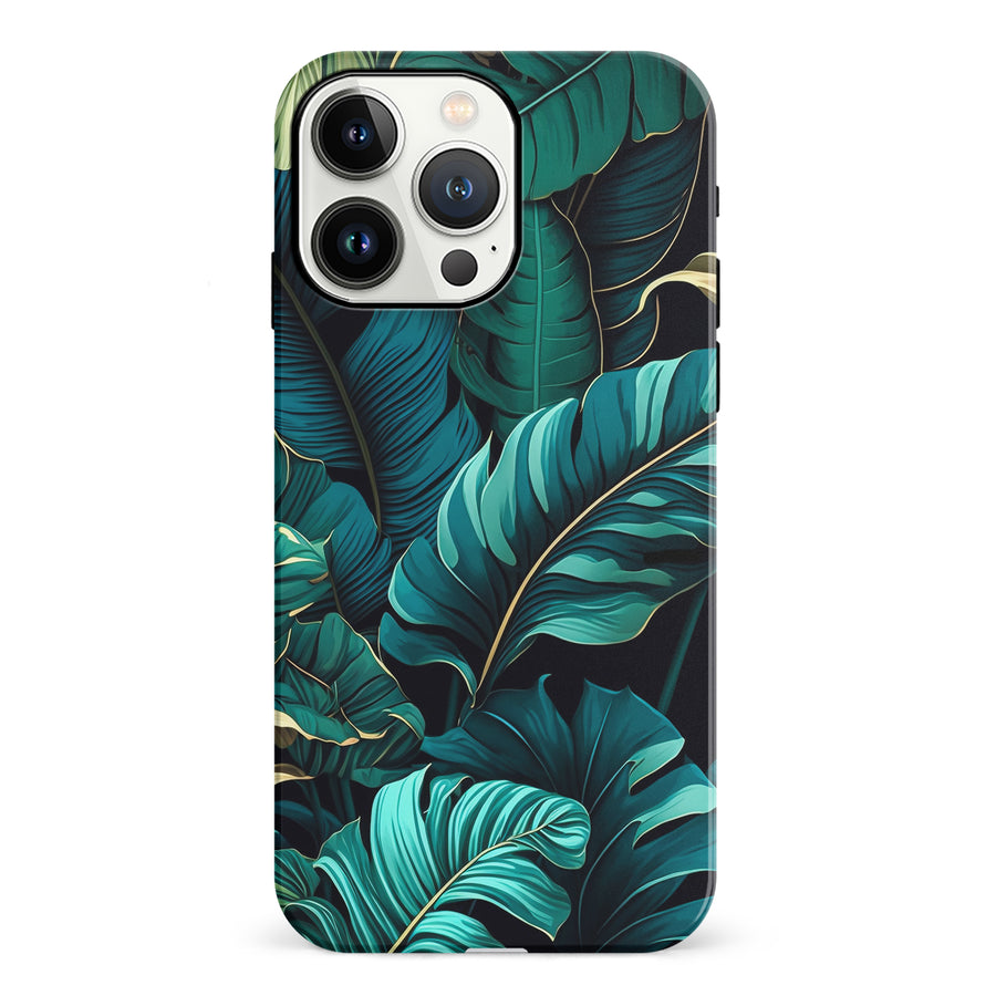 iPhone 13 Pro Floral Phone Case in Green