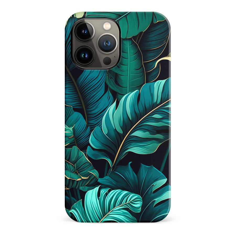 iPhone 13 Pro Max Floral Phone Case in Green