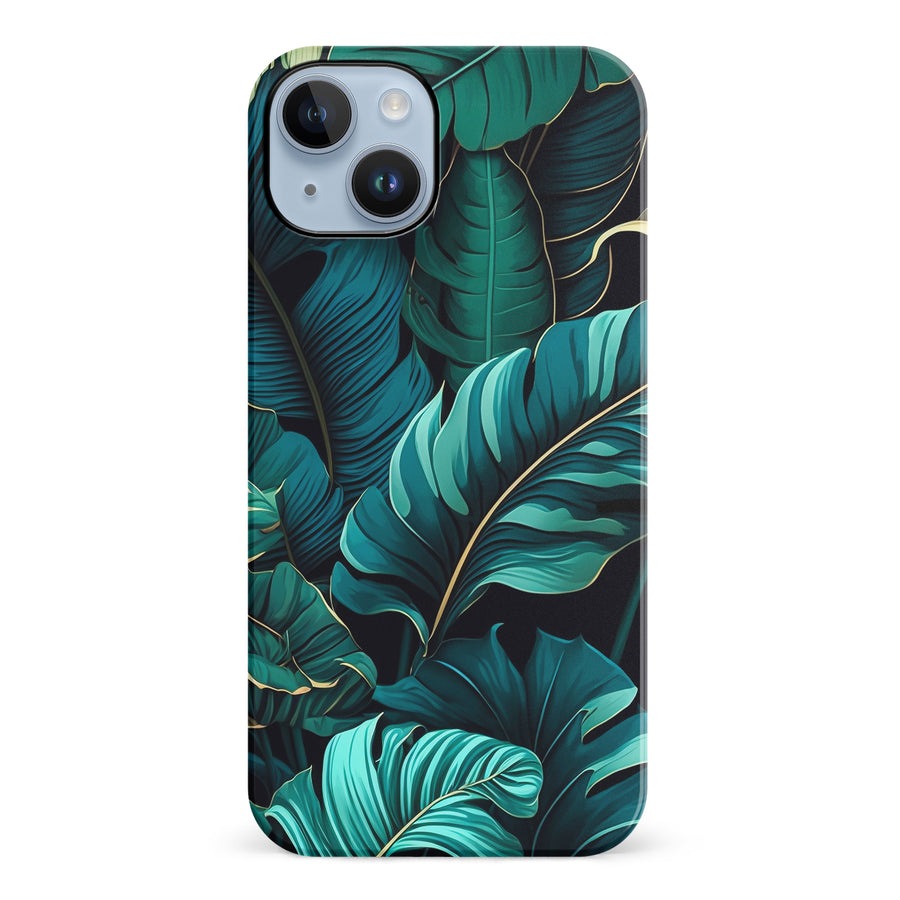 iPhone 14 Plus Floral Phone Case in Green