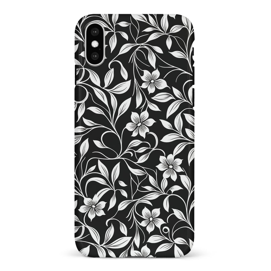 Samsung S23 Plus Monochrome Floral Phone Case