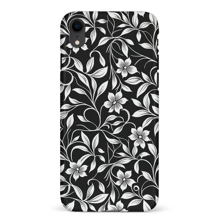 Samsung S23 Monochrome Floral Phone Case