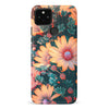 Google Pixel 5 Floral Phone Case in Orange