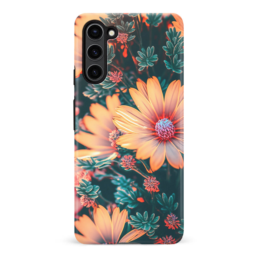Samsung Galaxy S23 Plus Floral Phone Case in Orange