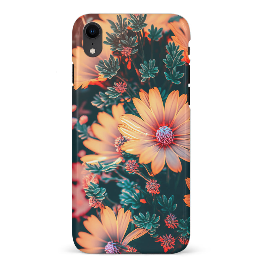 iPhone XR Floral Phone Case in Orange