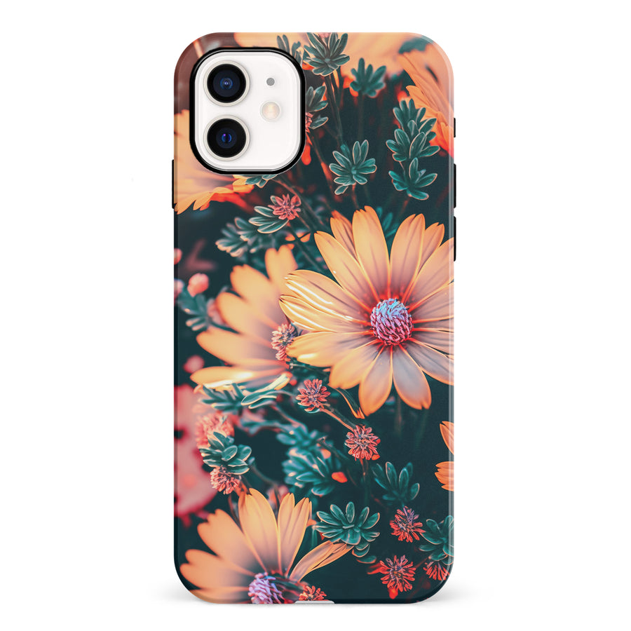 iPhone 12 Mini Floral Phone Case in Orange