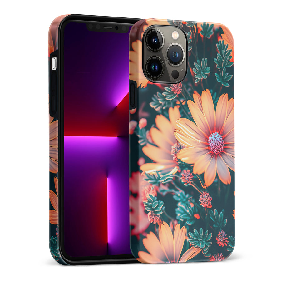 iPhone 13 Pro Max Floral Phone Case in Orange