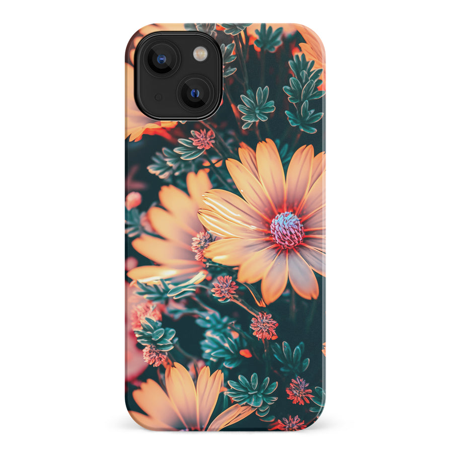 iPhone 14 Floral Phone Case in Orange
