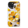 iPhone 14 Black-Eyed Susan Phone Case in White