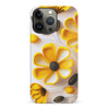 iPhone 14 Pro Black-Eyed Susan Phone Case in White
