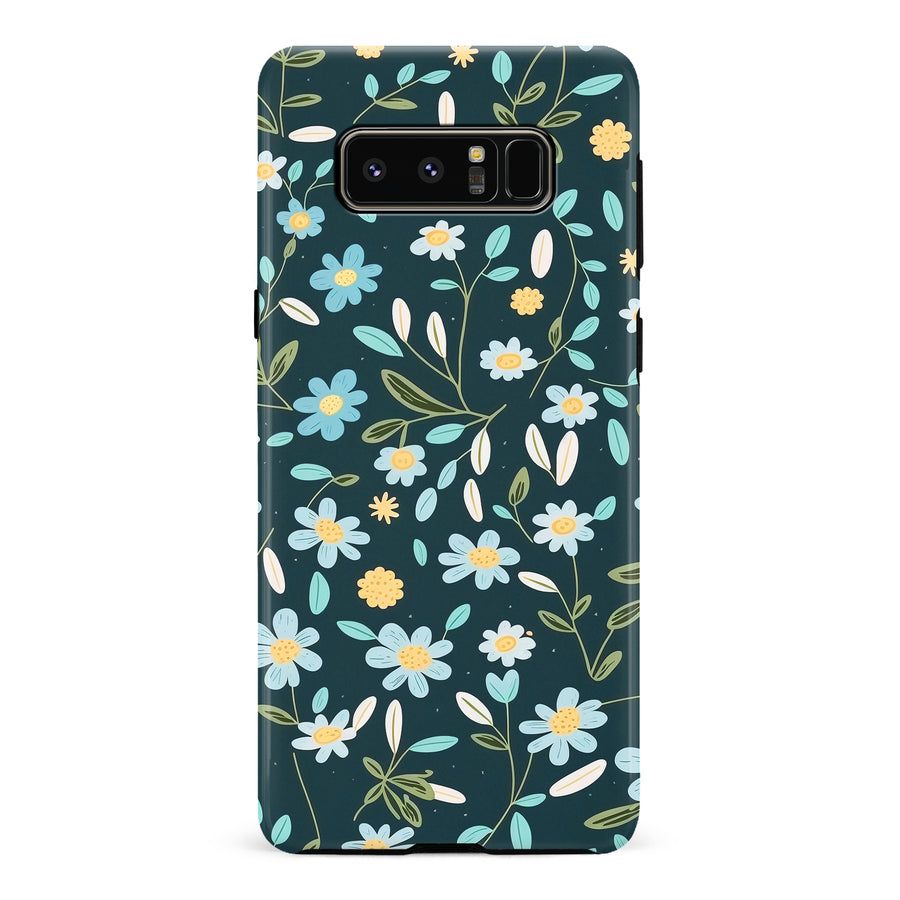 Samsung Galaxy Note 8 Daisy Phone Case in Green