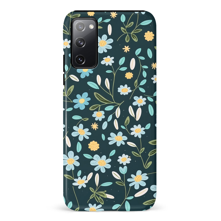Samsung Galaxy S20 FE Daisy Phone Case in Green