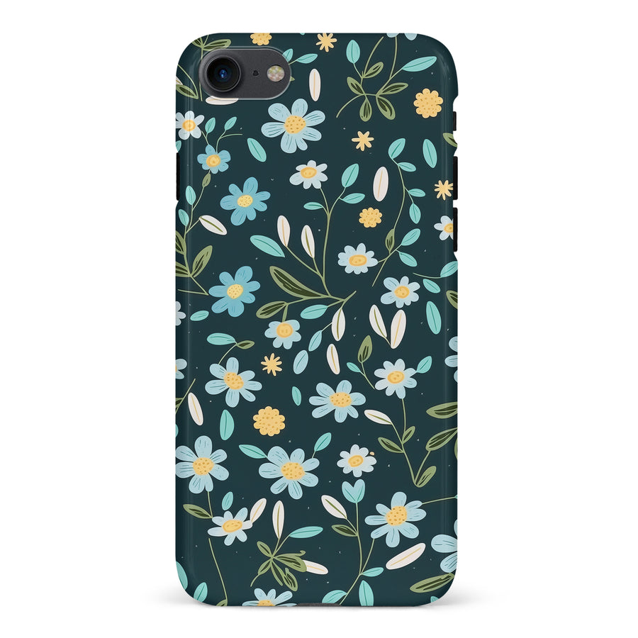 iPhone 7/8/SE Daisy Phone Case in Green