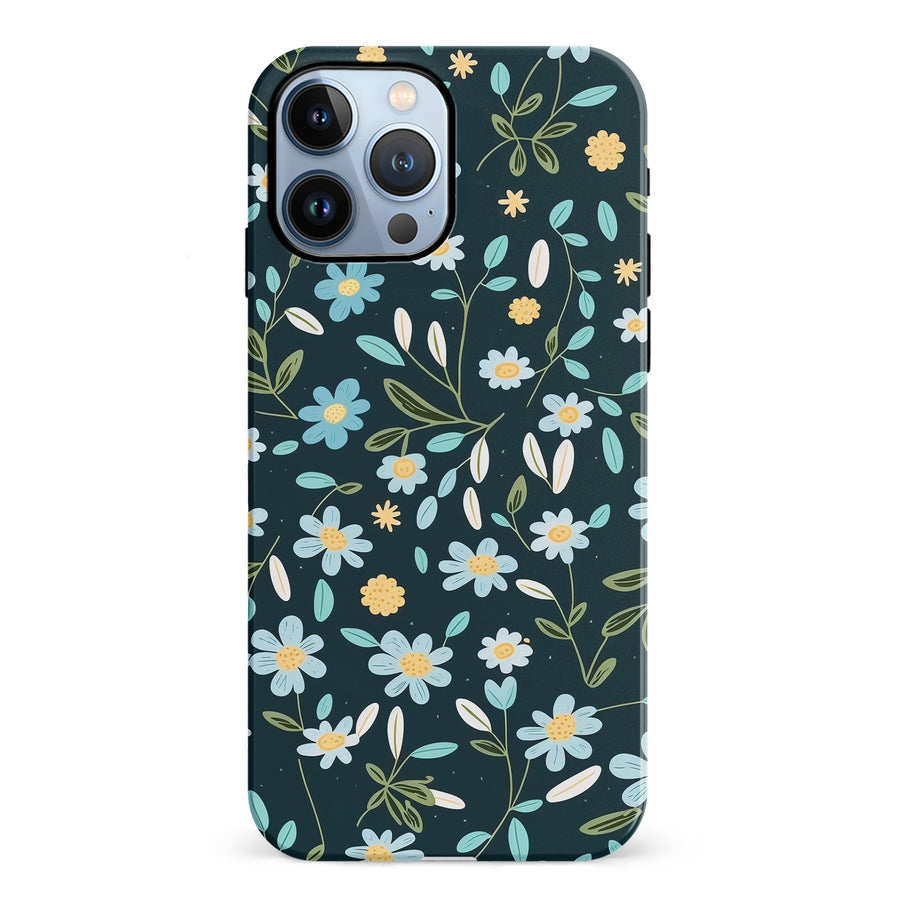 iPhone 12 Pro Daisy Phone Case in Green