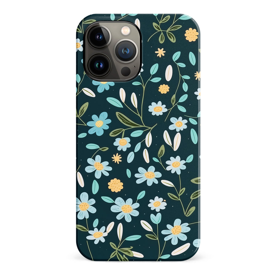 iPhone 13 Pro Max Daisy Phone Case in Green