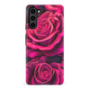 Samsung S23 Plus Magenta Rose Floral Phone Case