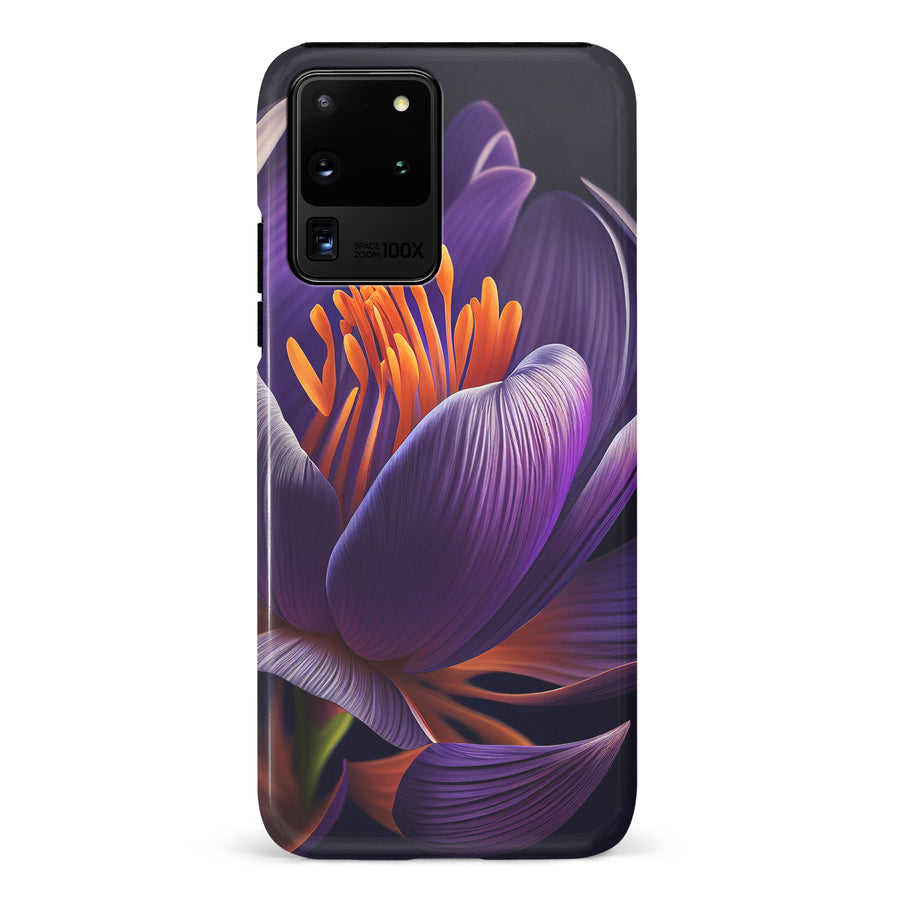Samsung Galaxy S20 Ultra Crocus Phone Case in Purple