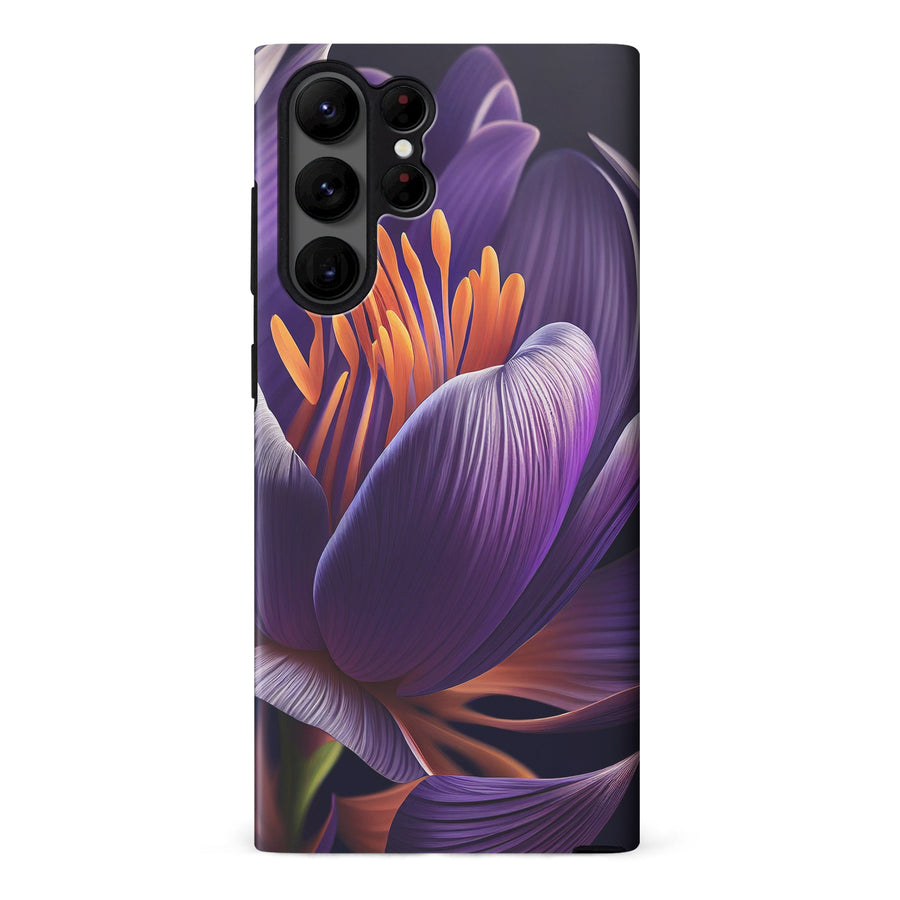 Samsung S23 Ultra Hyper Crocus Floral Phone Case