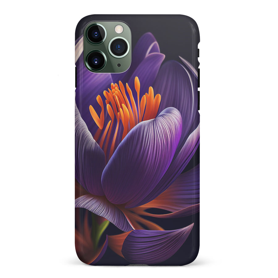 iPhone 11 Pro Crocus Phone Case in Purple