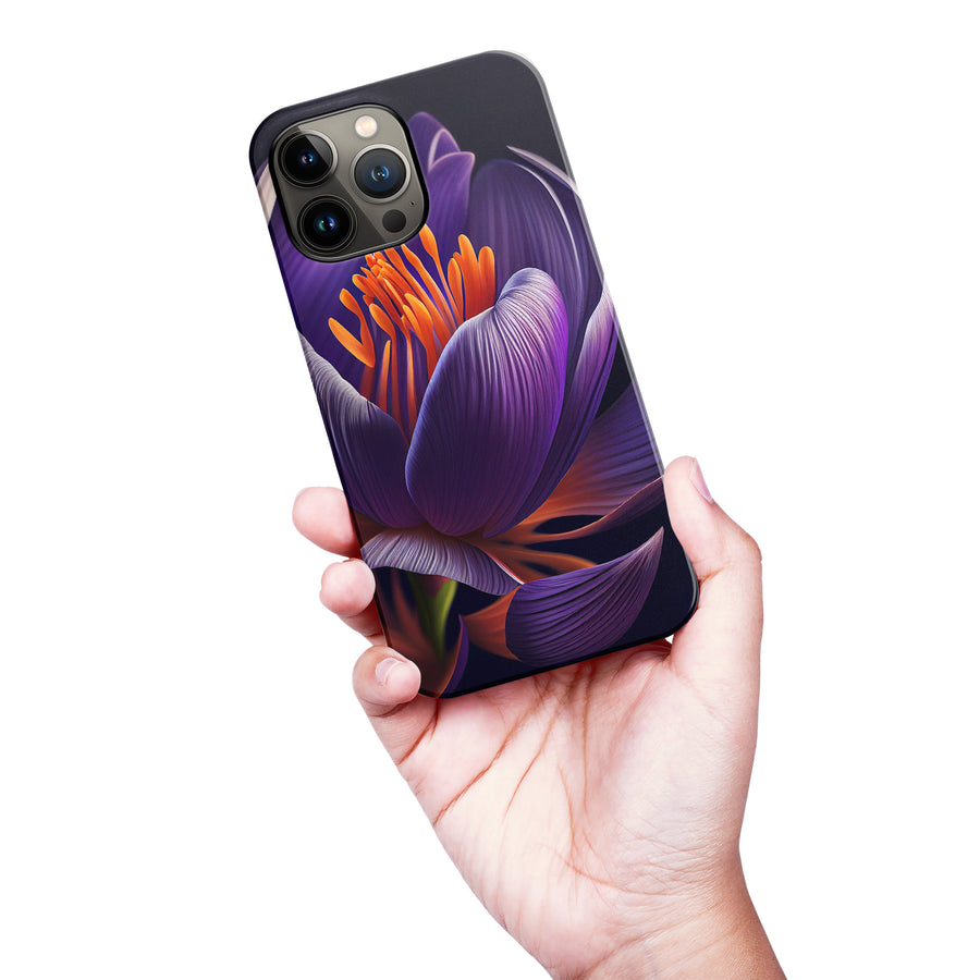iPhone 13 Pro Max Crocus Phone Case in Purple