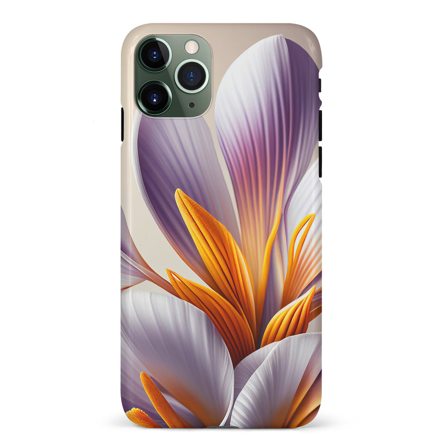 iPhone 11 Pro Floral Phone Case in White