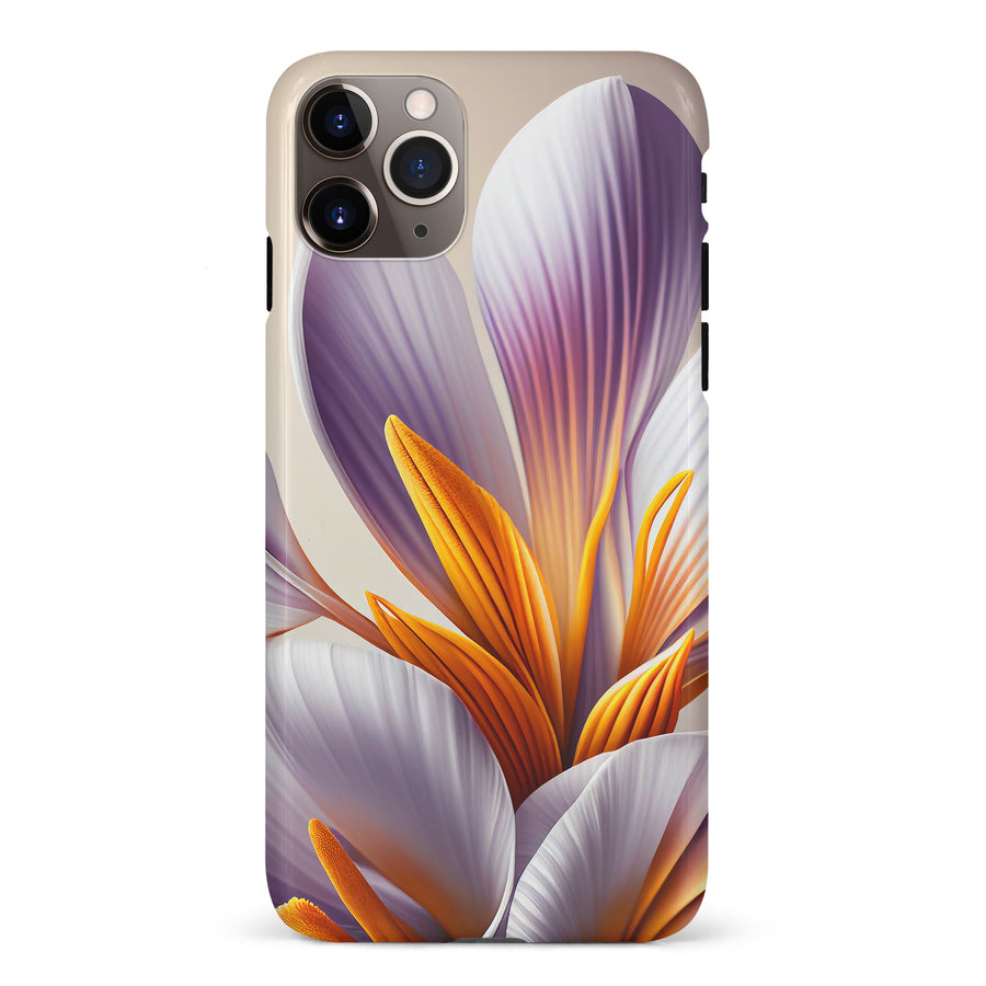 iPhone 11 Pro Max Floral Phone Case in White
