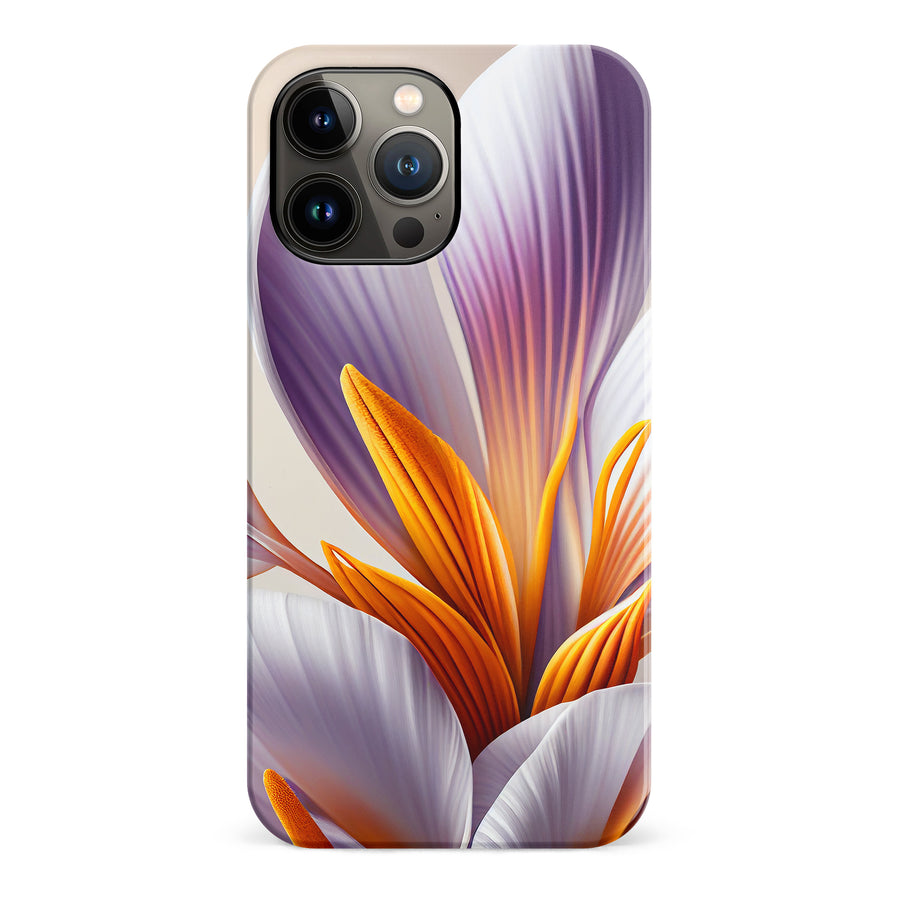 iPhone 13 Pro Max Floral Phone Case in White