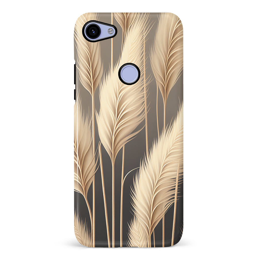 Google Pixel 3A XL Pampas Grass Phone Case in Cream