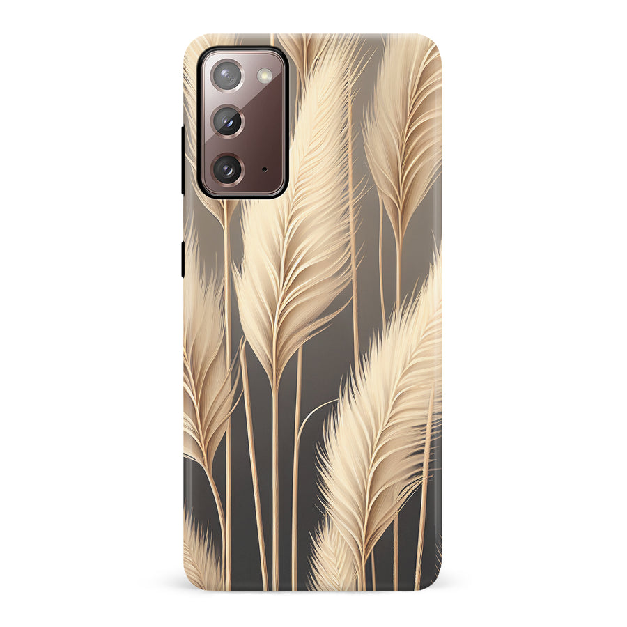 Samsung Galaxy Note 20 Pampas Grass Phone Case in Cream