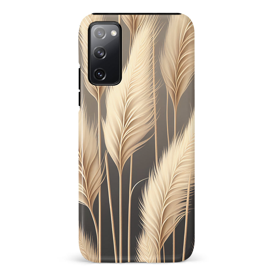 Samsung Galaxy S20 FE Pampas Grass Phone Case in Cream