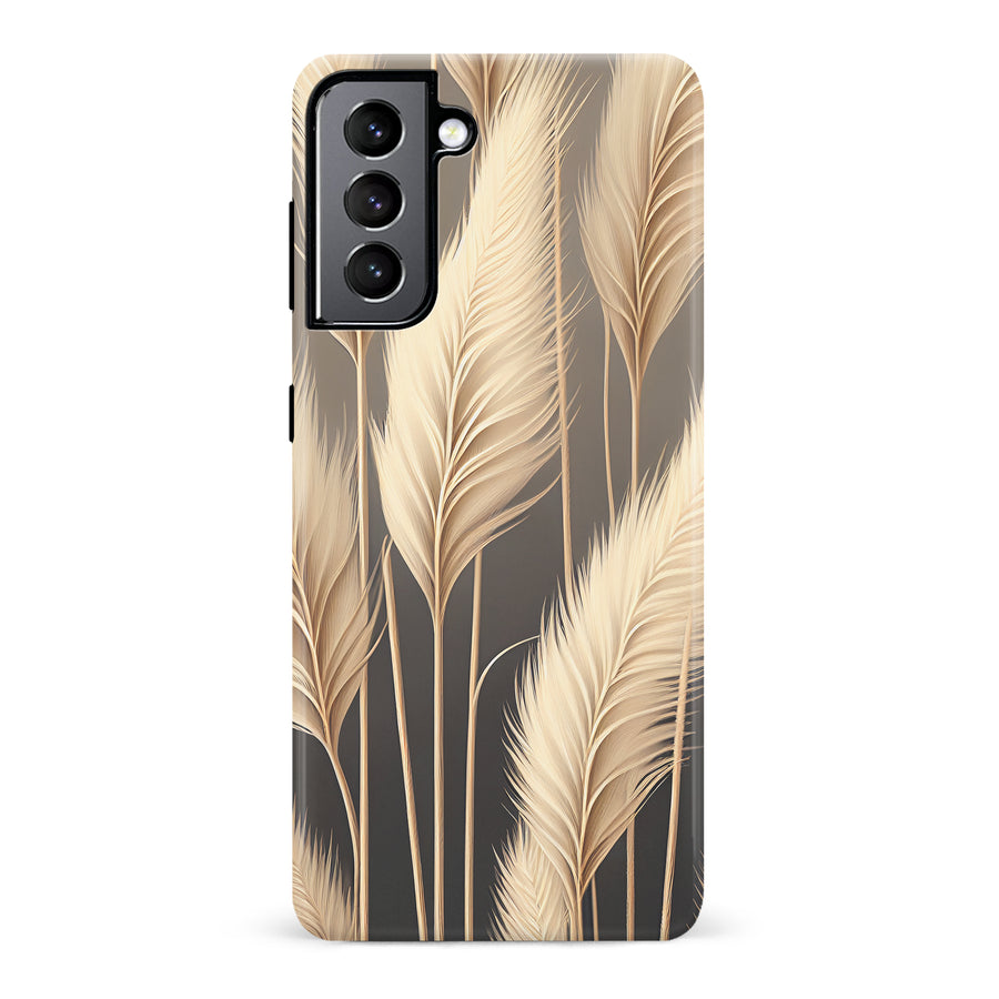 Samsung Galaxy S22 Pampas Grass Phone Case in Cream